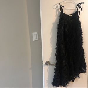 Selling long furry dress,